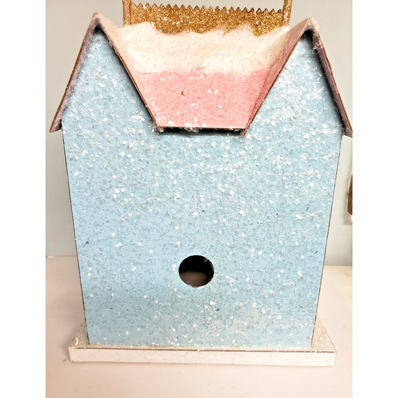 Holiday House Cody Foster Large 13.5" Putz Festive Mansion HOU-312 Collectible - Picture 5 of 7